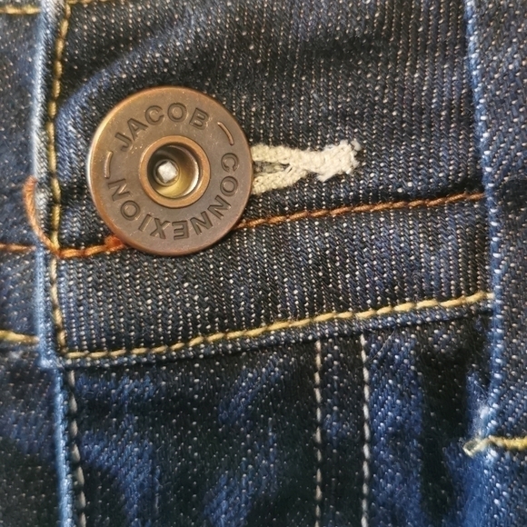 VINTAGE Jacob Denim Pencil Skirt 5/6 - Picture 3 of 8